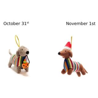 Have you packed the Halloween decorations away now? When do the Xmas decorations come out? Our sausage dog and T Rex Halloween decorations are passing the baton on to their Christmas counterparts now. And our Dragon soft toys and baby rattles are in stock. It's all going on this week at Best Years HQ! #bestyearstoys #bestyearsbesttoys #bestyearsxmas #xmasdecor #xmas2024 #xmasdecorations #christmastreedecorating #christmashangingdecoration #dinofamily #dinosaurdecor #dinosaurdecorations #dogdecor #halloweenisoveritschristmastime #wholesalexmas #wholesaledecor #wholesaleuk #sme #dragonsofttoy