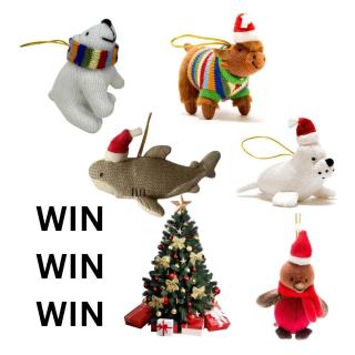 It's Giveaway Time Again!! Win three assorted knitted Christmas Decorations! Not just one but three decorations from our knitted hanging decorations range featured in today's photo - Robin, Polar Bear, Seal, Shark or Highland Cow. All our Xmas decorations are knitted so won't break if they fall off the tree. They are stuffed with recycled polyester fill, are ethically sourced and are as cute as can be! To be in with a chance of winning: 1. Follow our Instagram page 2. Tag a friend 3. Like this post And for an extra chance to win, share this post on your story. Every friend tagged will be counted as a single entry. UK residents only. One lucky winner will be picked at random on Monday 2nd December -entries close at 9am on Monday. This is not associated or endorsed by Instagram. Please be aware of scams and fake accounts. #bestyearshangingdecorations. #bestyearsxmas #bestyearsltd #giveawaytime #giveaway #giveawayuk #giveaways #prizedraw #competition #smallbusinessuk #supportsmallbusiness #hangingdecorations #christmastreedecorating #sharkdecor #polarbeardecor #highlandcowdecor #robindecoration #sealdecor #uniquedecor #uniquedecor #unusualxmasdecorations