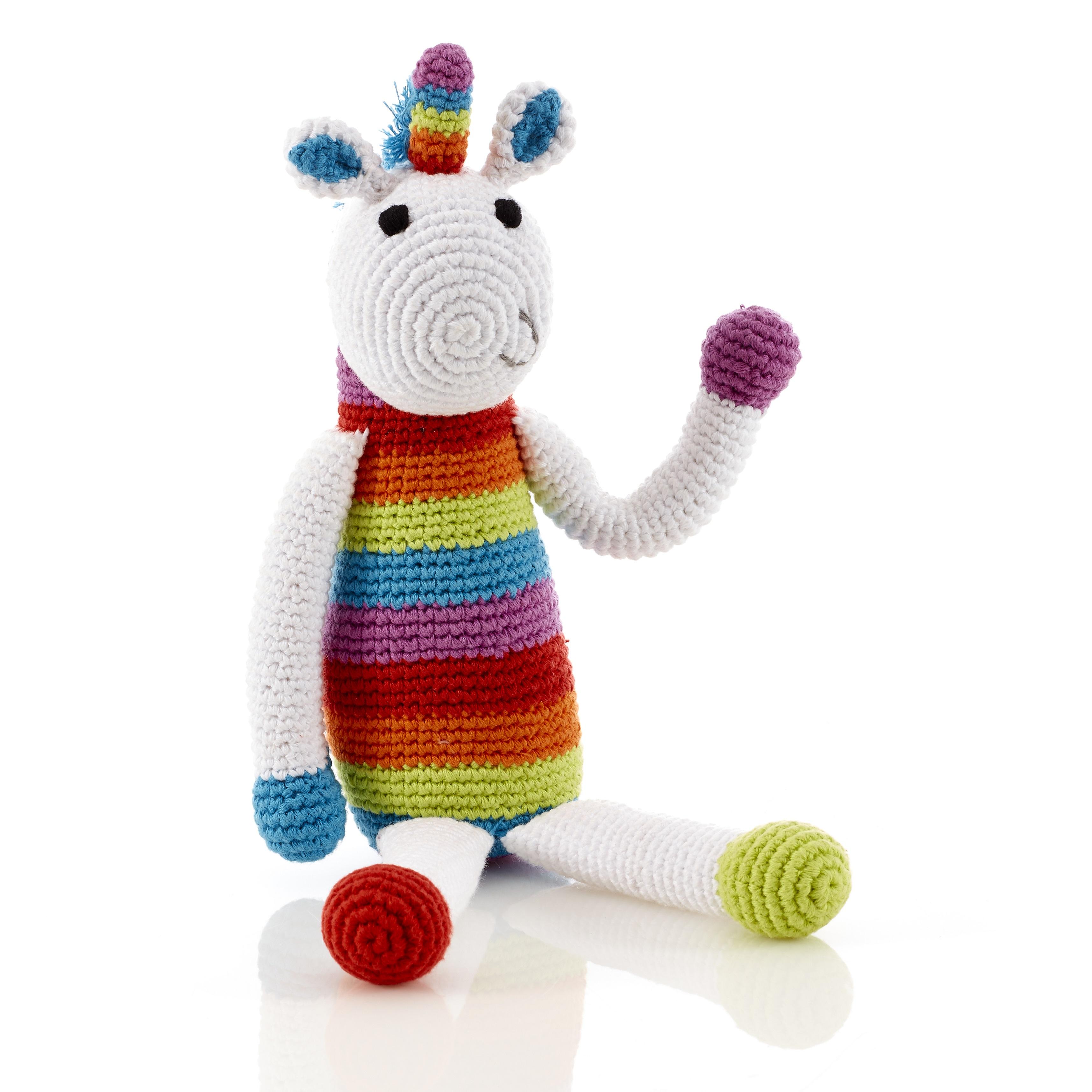 unicorn baby rattle