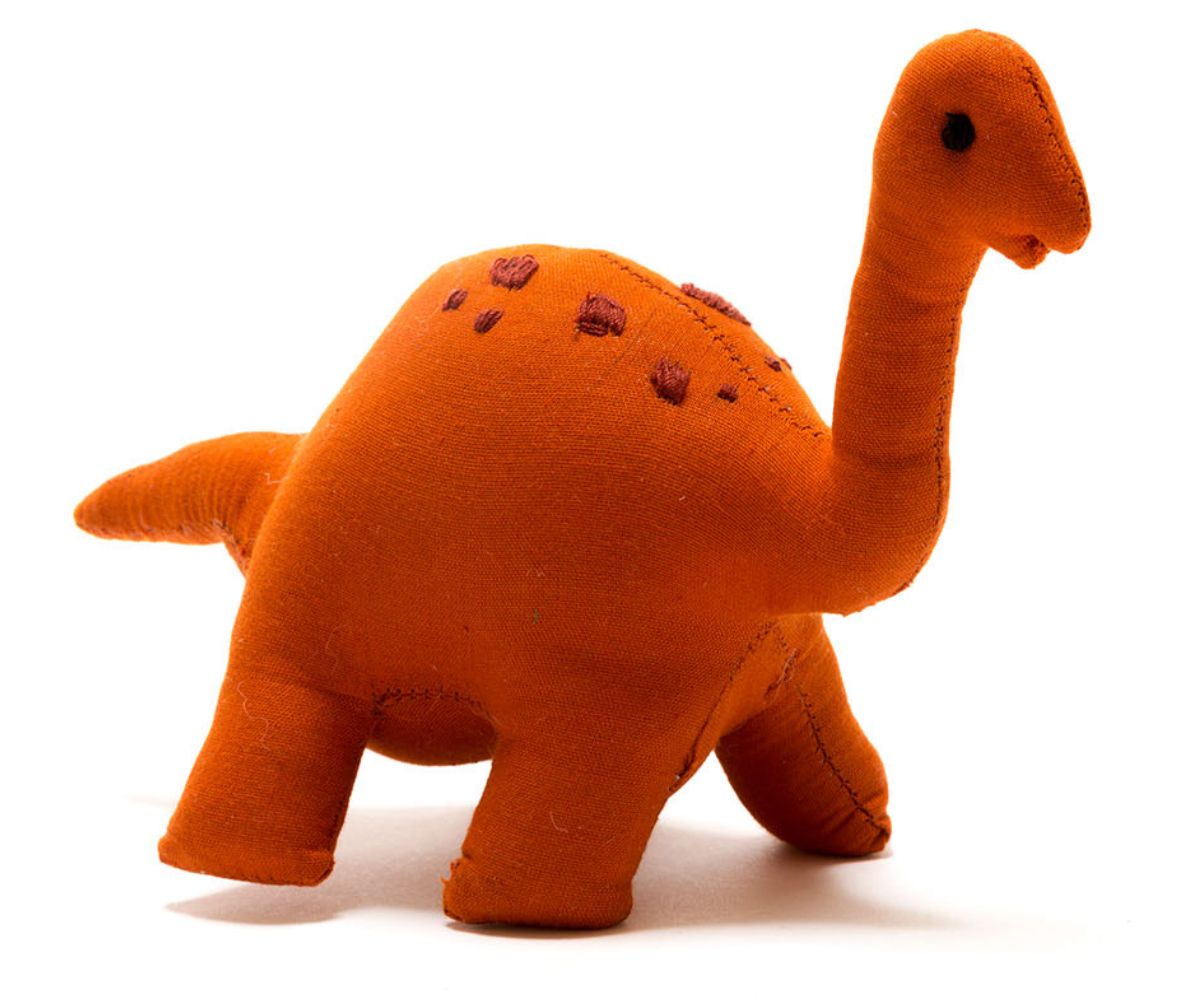 orange dinosaur teddy