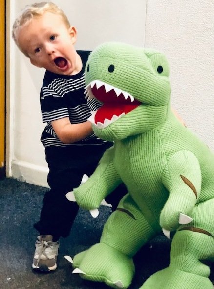 large dinosaur soft toy